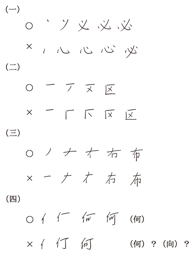 ゆかいな筆順４ 東京書道教育会コラム